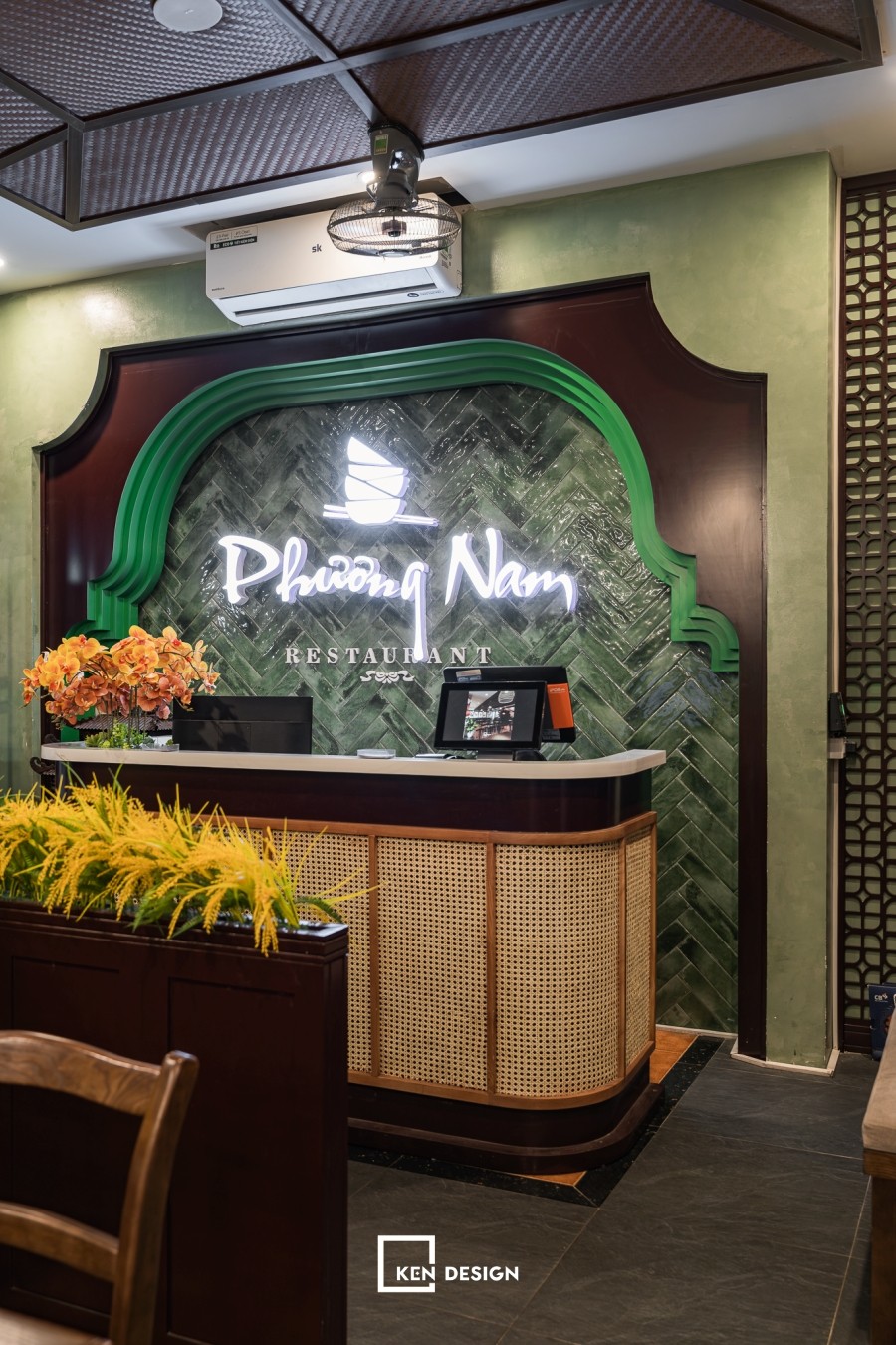 Thi công nhà hàng Phương Nam Yên Lãng