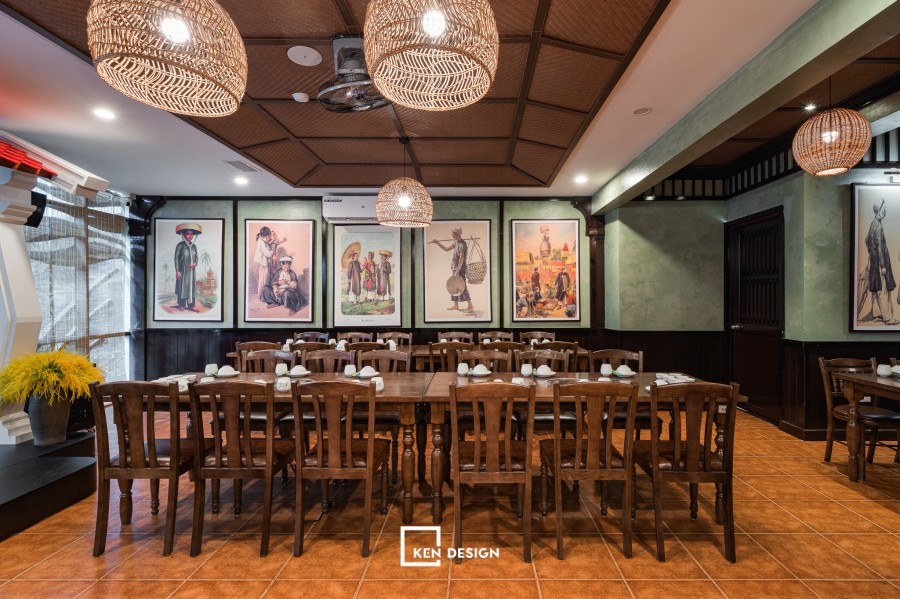 Thi công nhà hàng Phương Nam Yên Lãng