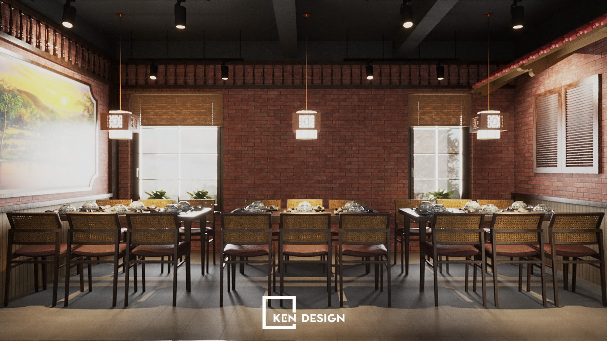 Thiet Ke Nha Hang Com Que Ba Tan Phong Cach Indochine Ket Hop Dan Gian Duong Dai 20 Thiet Ke Nha Hang Com Que Ba Tan Phong Cach Indochine Ket Hop Dan Gian Duong Dai 20