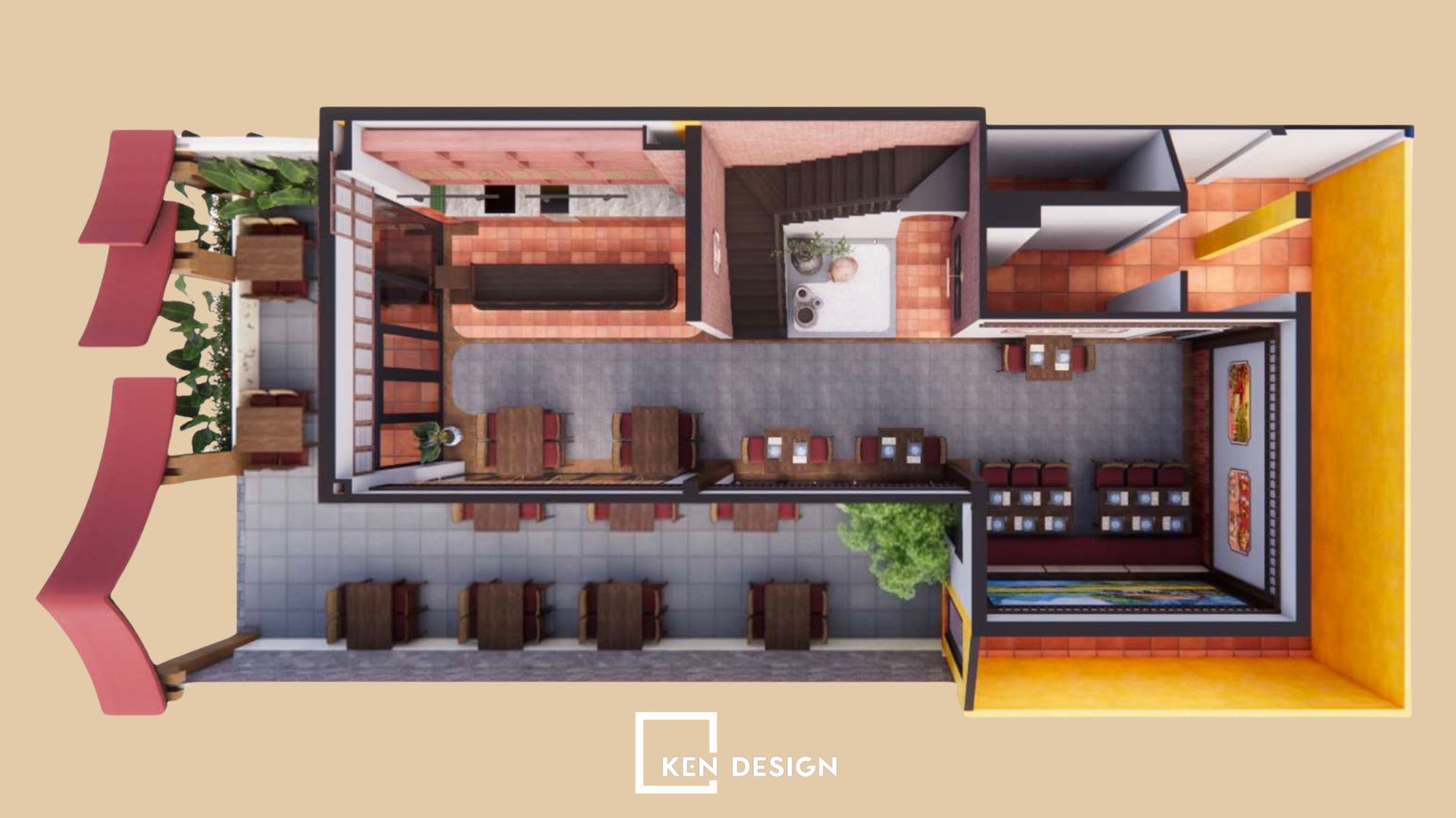 Thiet Ke Nha Hang Com Que Ba Tan Phong Cach Indochine Ket Hop Dan Gian Duong Dai 4 Thiet Ke Nha Hang Com Que Ba Tan Phong Cach Indochine Ket Hop Dan Gian Duong Dai 4