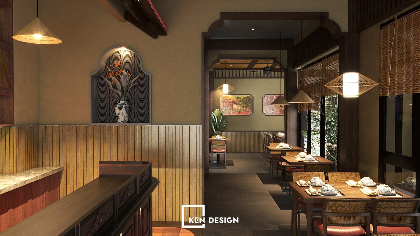 Thiet Ke Nha Hang Com Que Ba Tan Phong Cach Indochine Ket Hop Dan Gian Duong Dai 6 Thiet Ke Nha Hang Com Que Ba Tan Phong Cach Indochine Ket Hop Dan Gian Duong Dai 6