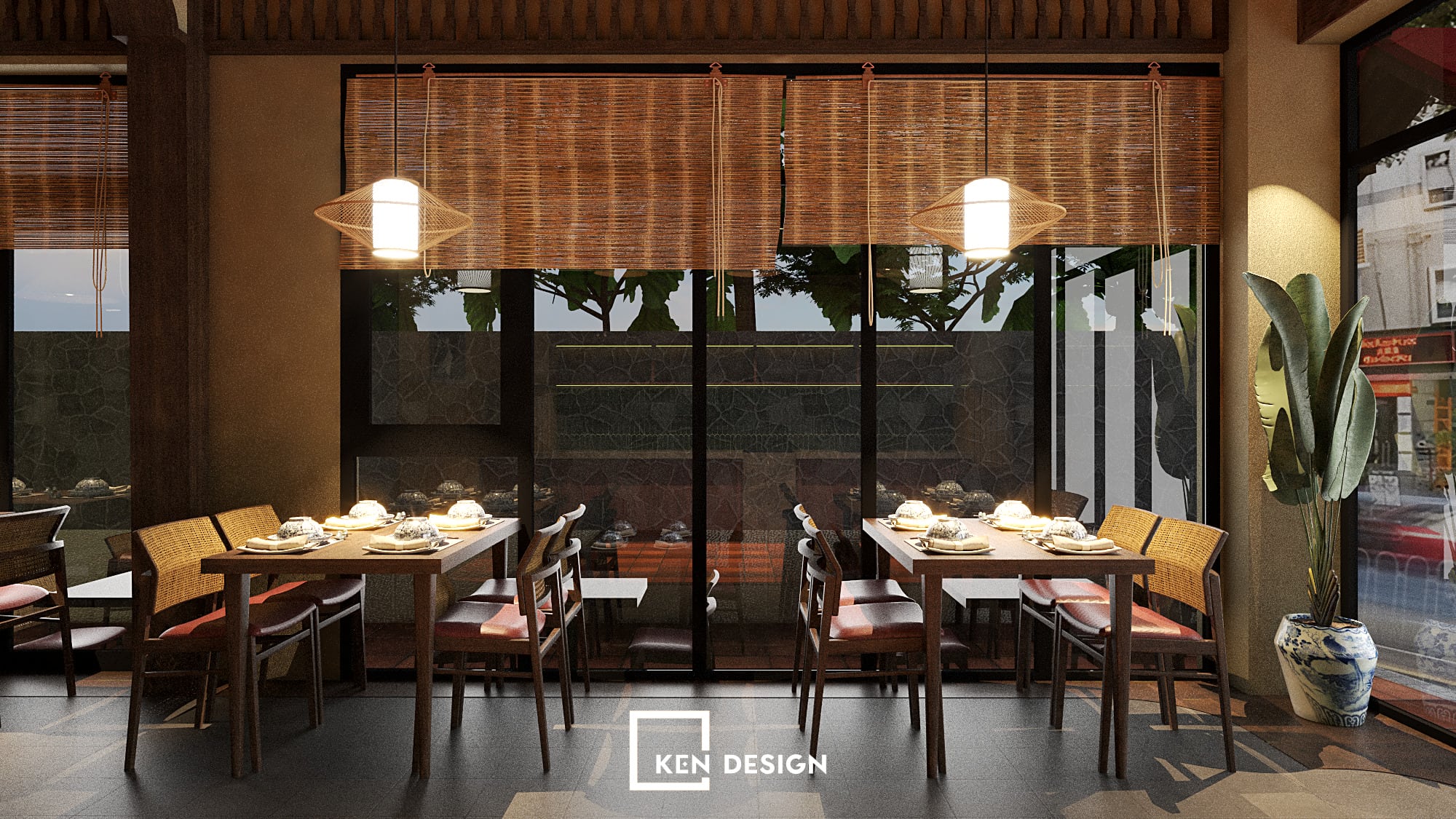 Thiet Ke Nha Hang Com Que Ba Tan Phong Cach Indochine Ket Hop Dan Gian Duong Dai 9 Thiet Ke Nha Hang Com Que Ba Tan Phong Cach Indochine Ket Hop Dan Gian Duong Dai 9