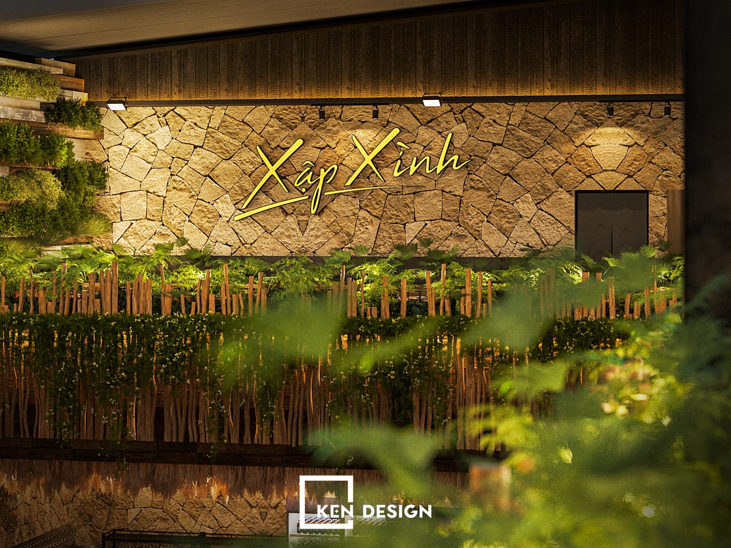 Thiet Ke Nha Hang Beer Garden Xap Xinh Tai Hai Phong Phong Cach Tropical Industrial 20