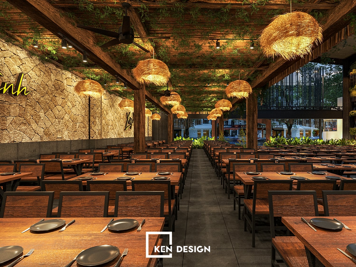 Thiet Ke Nha Hang Beer Garden Xap Xinh Tai Hai Phong Phong Cach Tropical Industrial 22