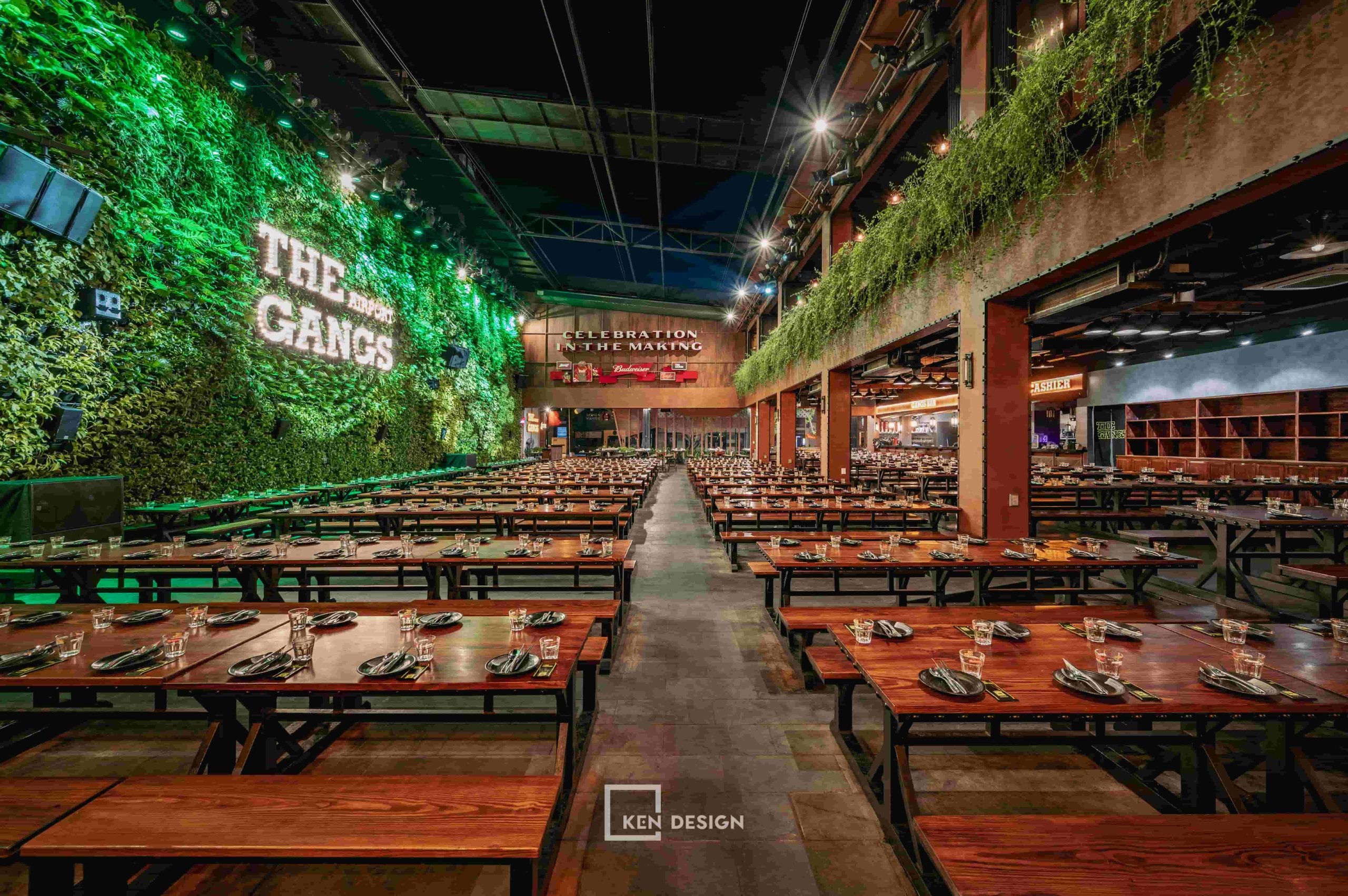 Thi công nhà hàng The Gangs Airport Thi công nhà hàng The Gangs Airport