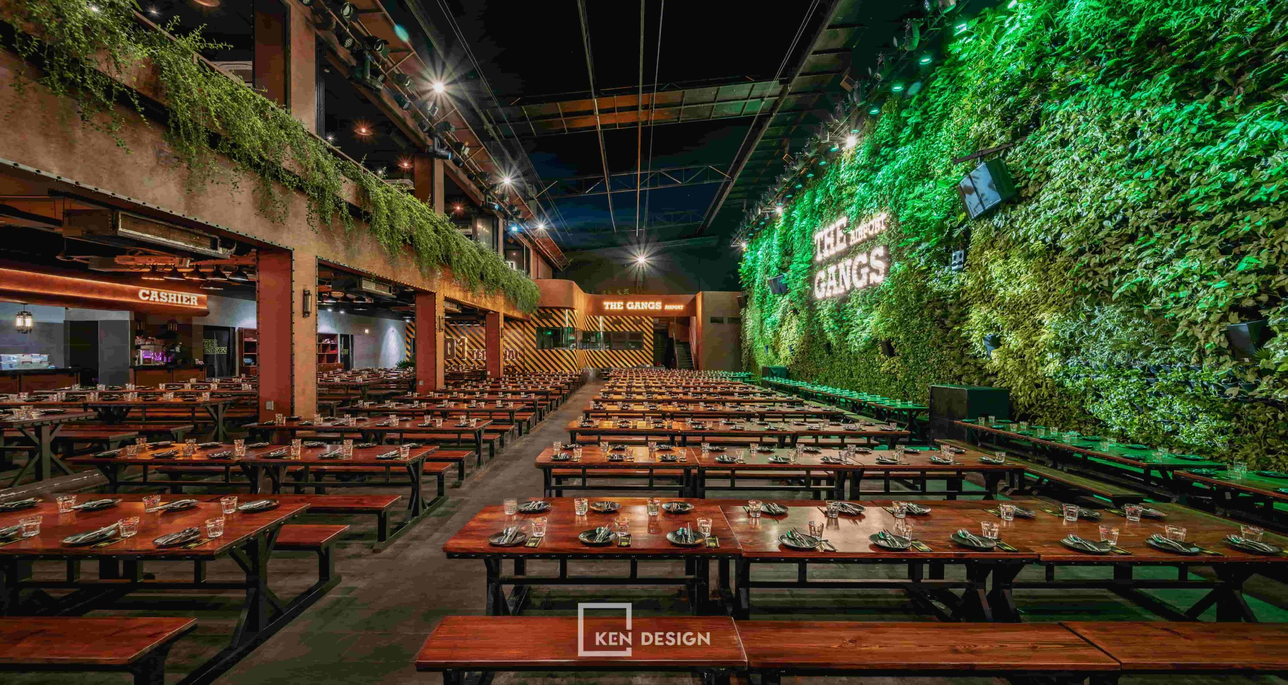 Thi công nhà hàng The Gangs Airport Thi công nhà hàng The Gangs Airport