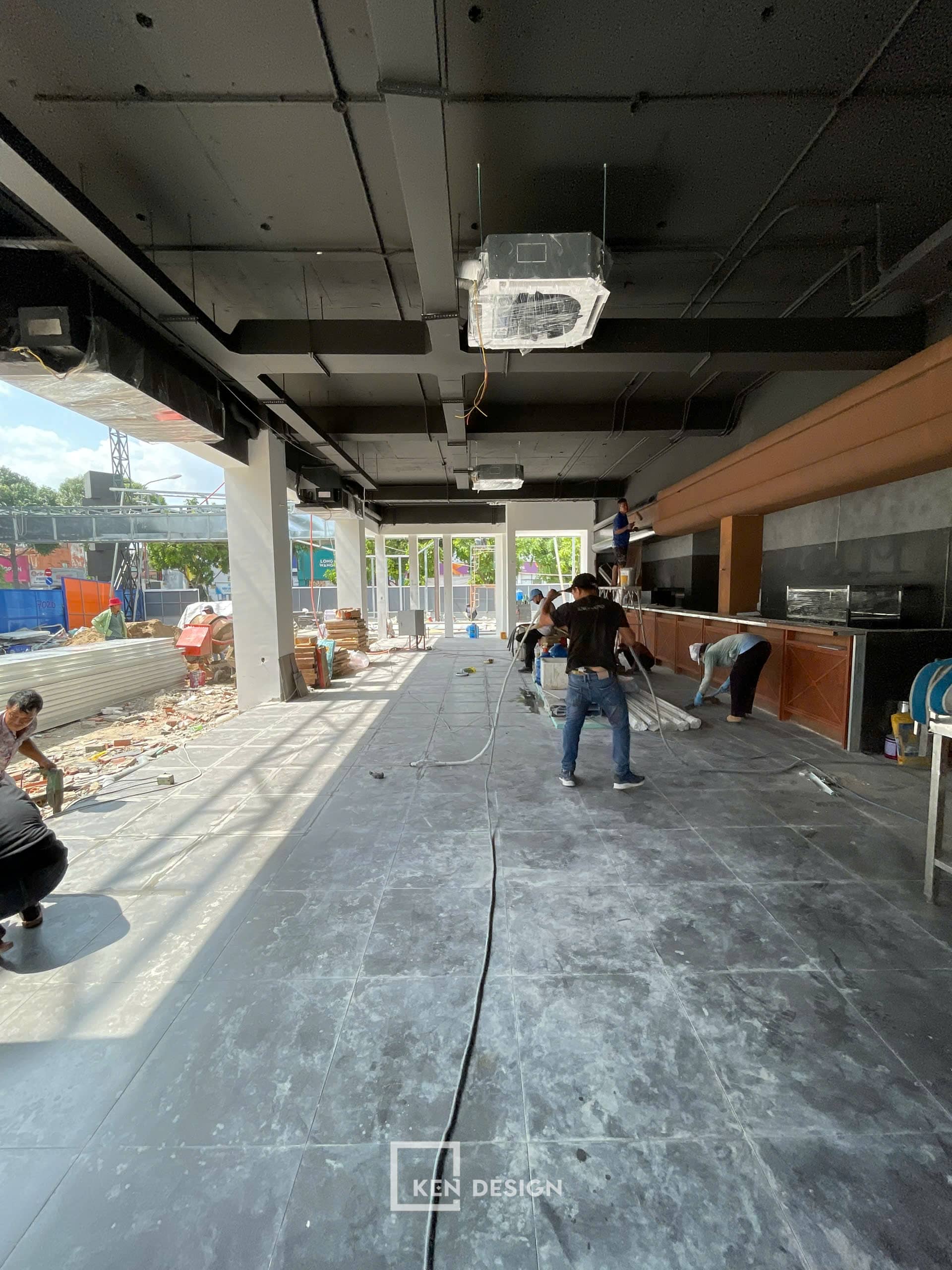 Thi công nhà hàng The Gangs Airport Thi công nhà hàng The Gangs Airport