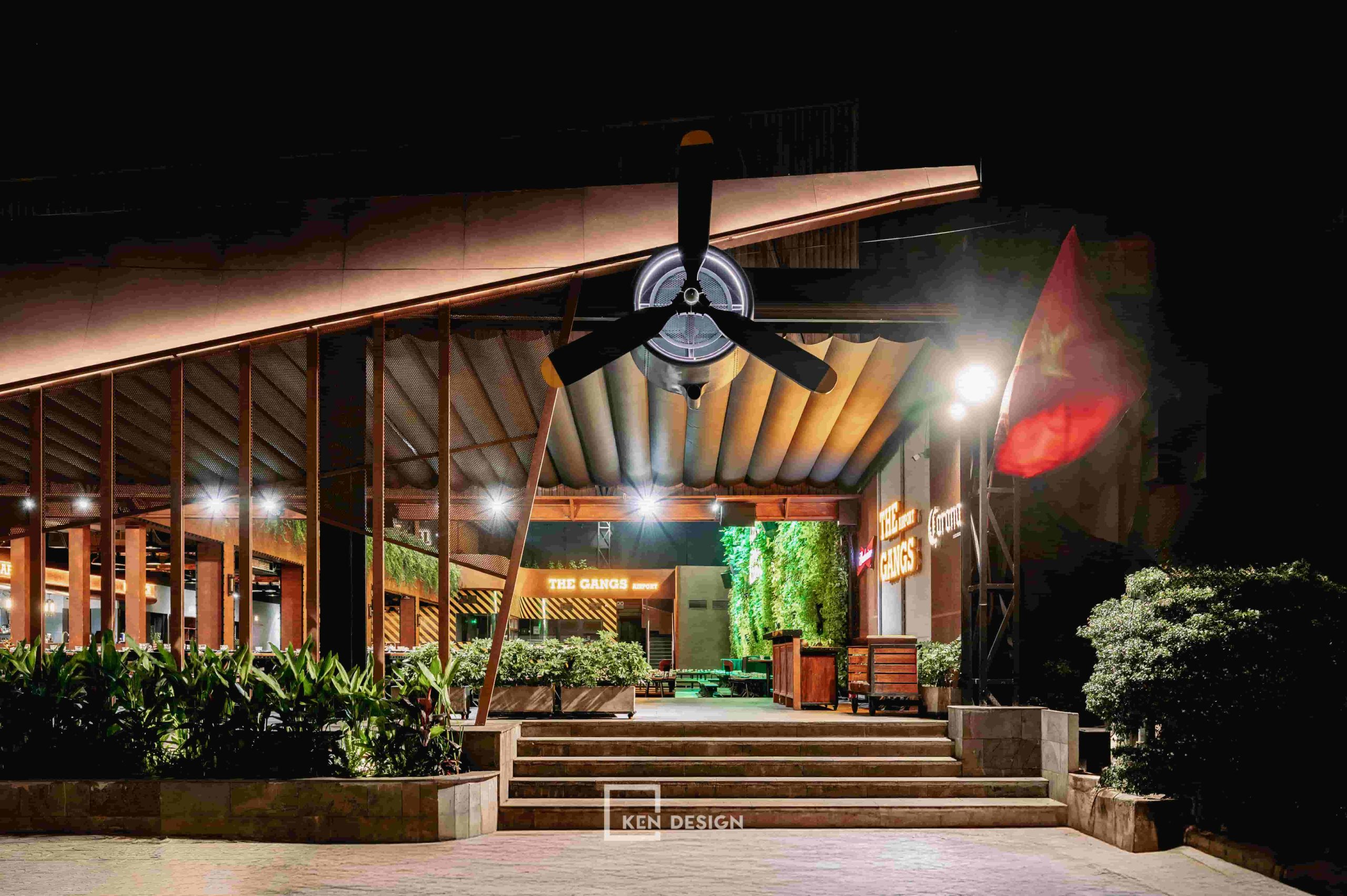 thi công nhà hàng The Gangs Airport thi công nhà hàng The Gangs Airport