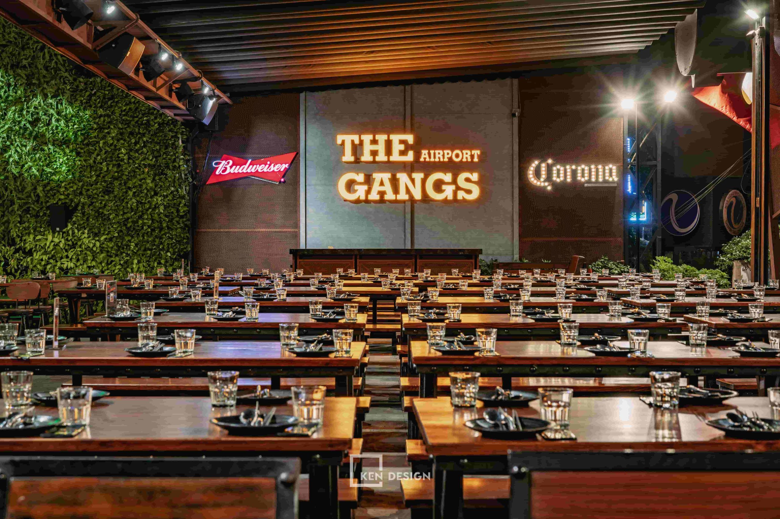 thi công nhà hàng The Gangs Airport thi công nhà hàng The Gangs Airport