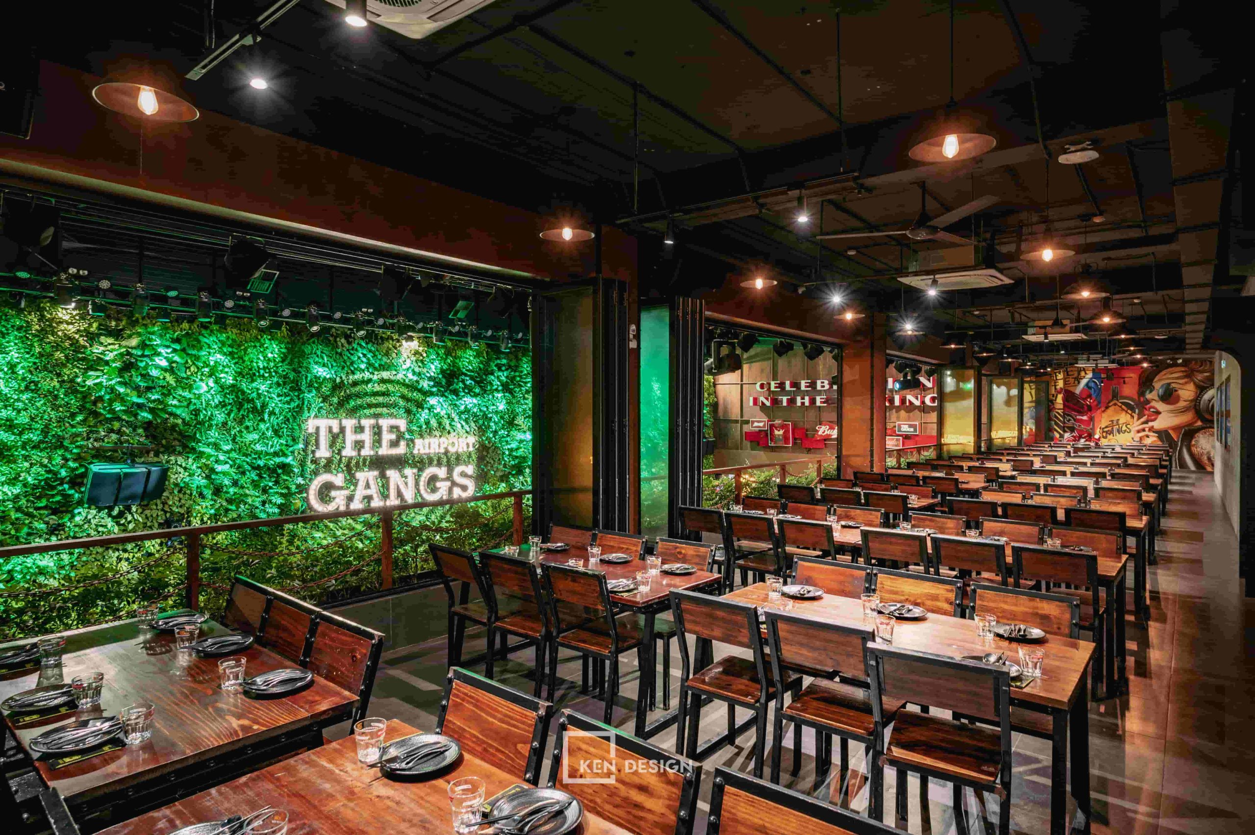 thi công nhà hàng The Gangs Airport thi công nhà hàng The Gangs Airport