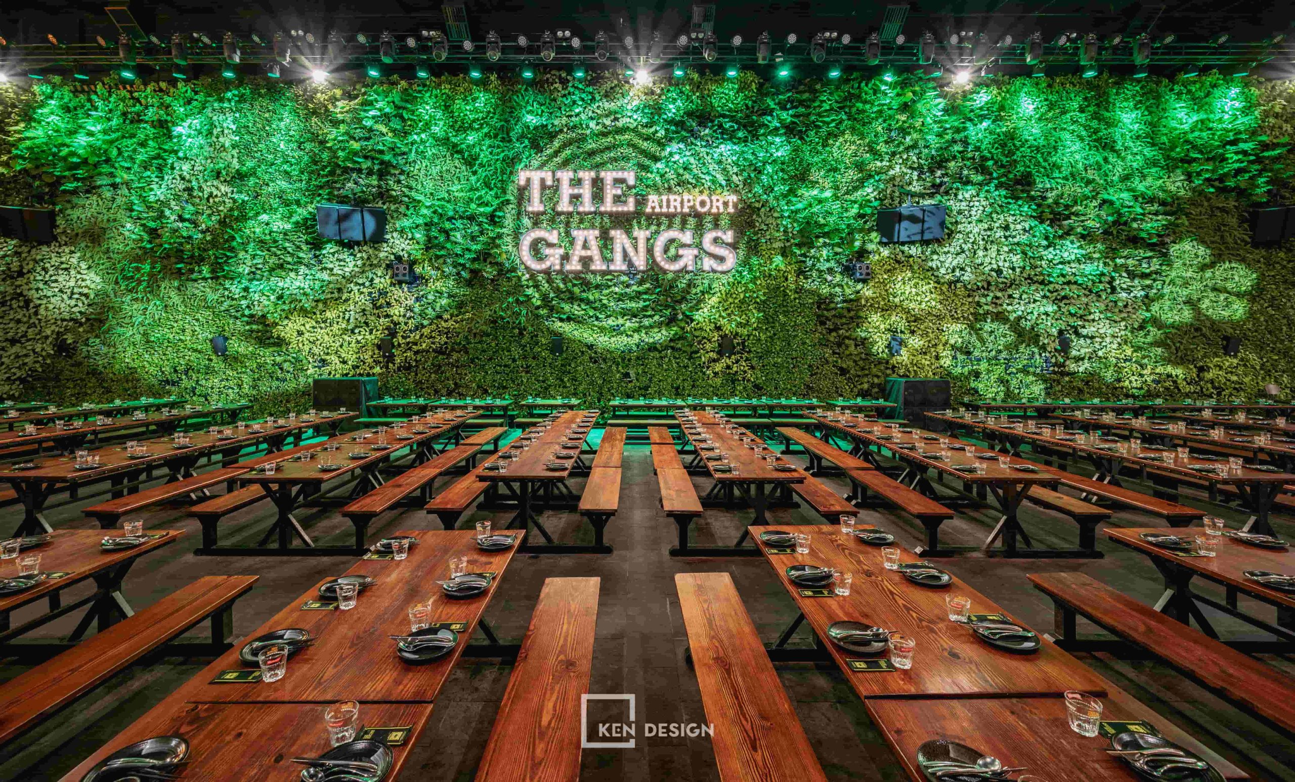 Thi công nhà hàng The Gangs Airport Thi công nhà hàng The Gangs Airport