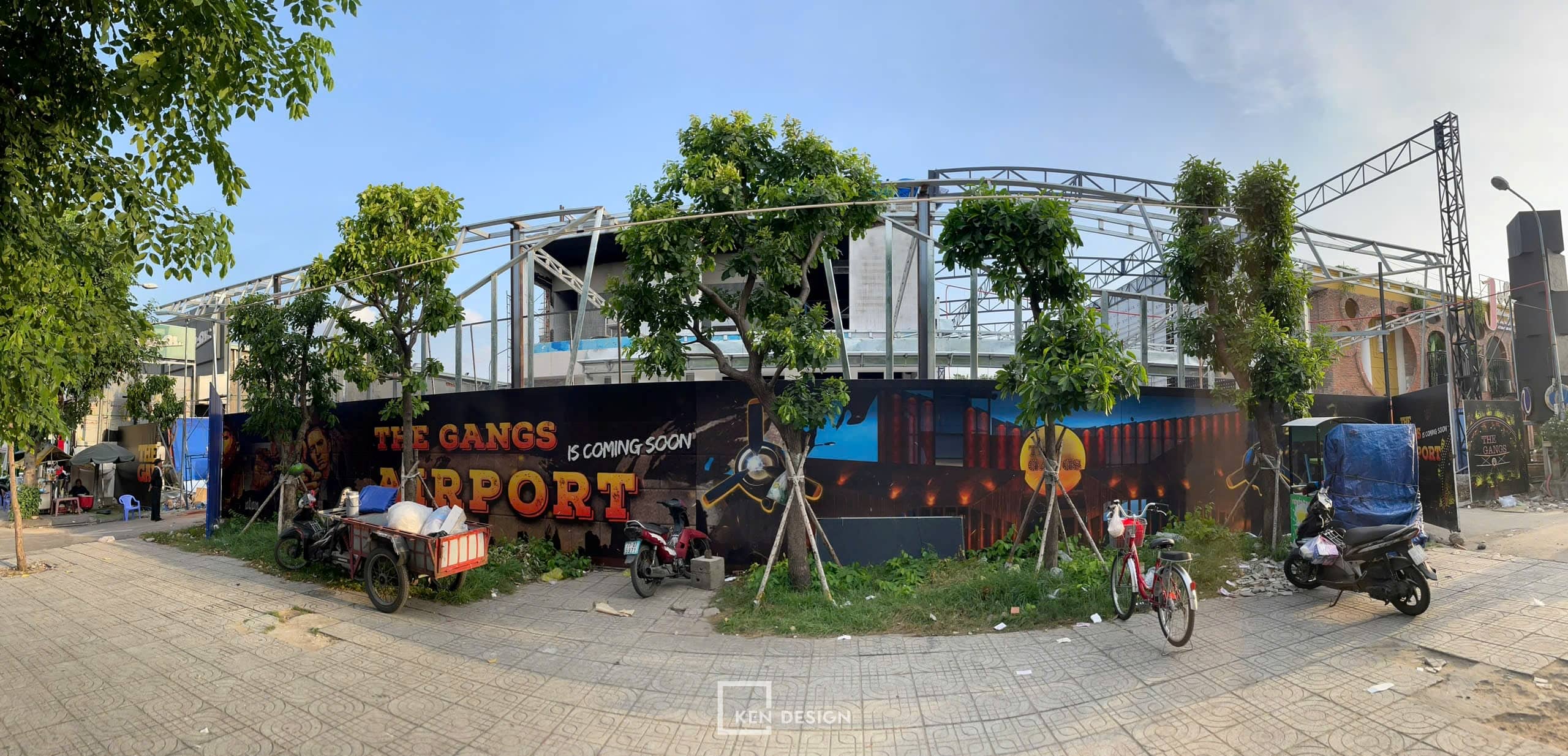 Thi công nhà hàng The Gangs Airport Thi công nhà hàng The Gangs Airport