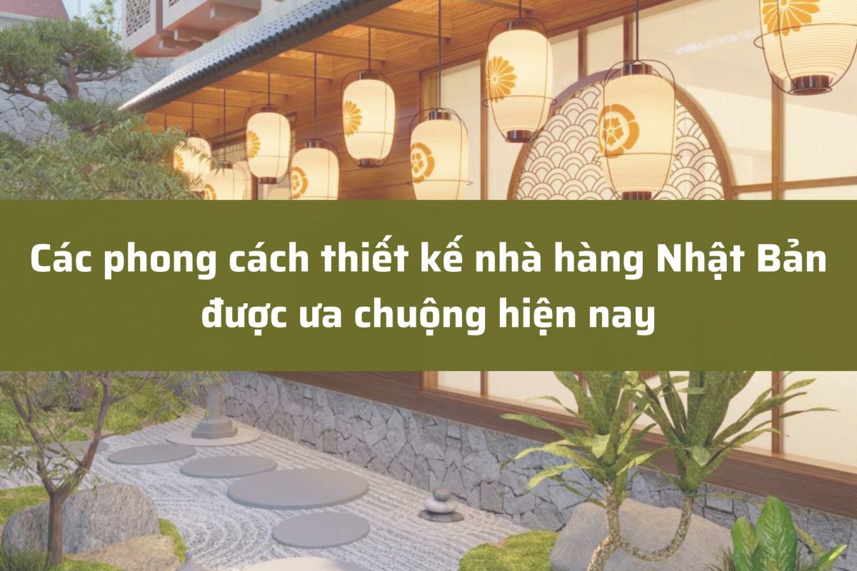Thiết Kế Nhà Hàng Nhật Bản 1