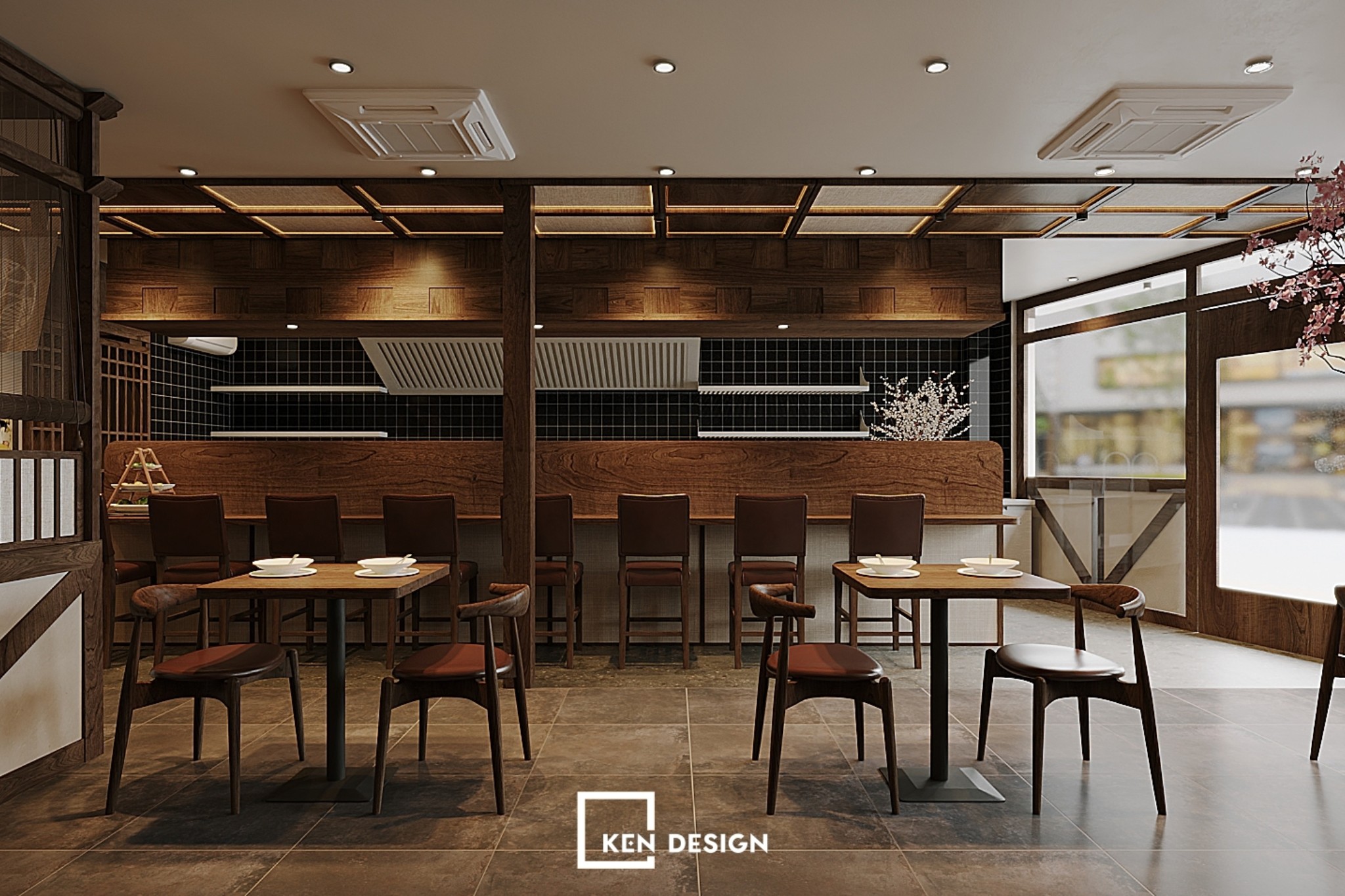 Thiết Kế Nh&agrave; H&agrave;ng Nhật Bản 3