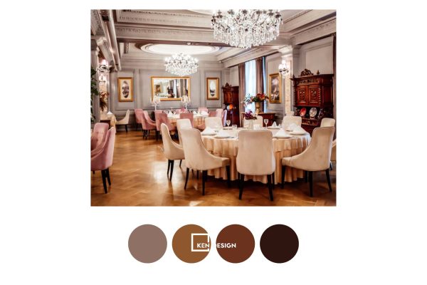 Nghệ thuật phối m&agrave;u trong nh&agrave; h&agrave;ng Ch&acirc;u &Acirc;u