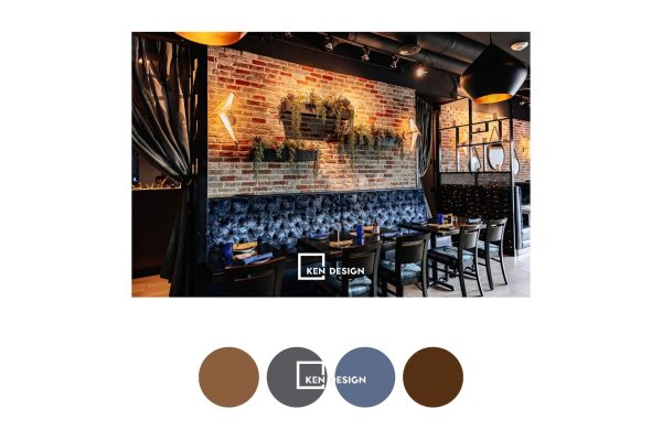 Nghệ thuật phối m&agrave;u trong nh&agrave; h&agrave;ng Ch&acirc;u &Acirc;u