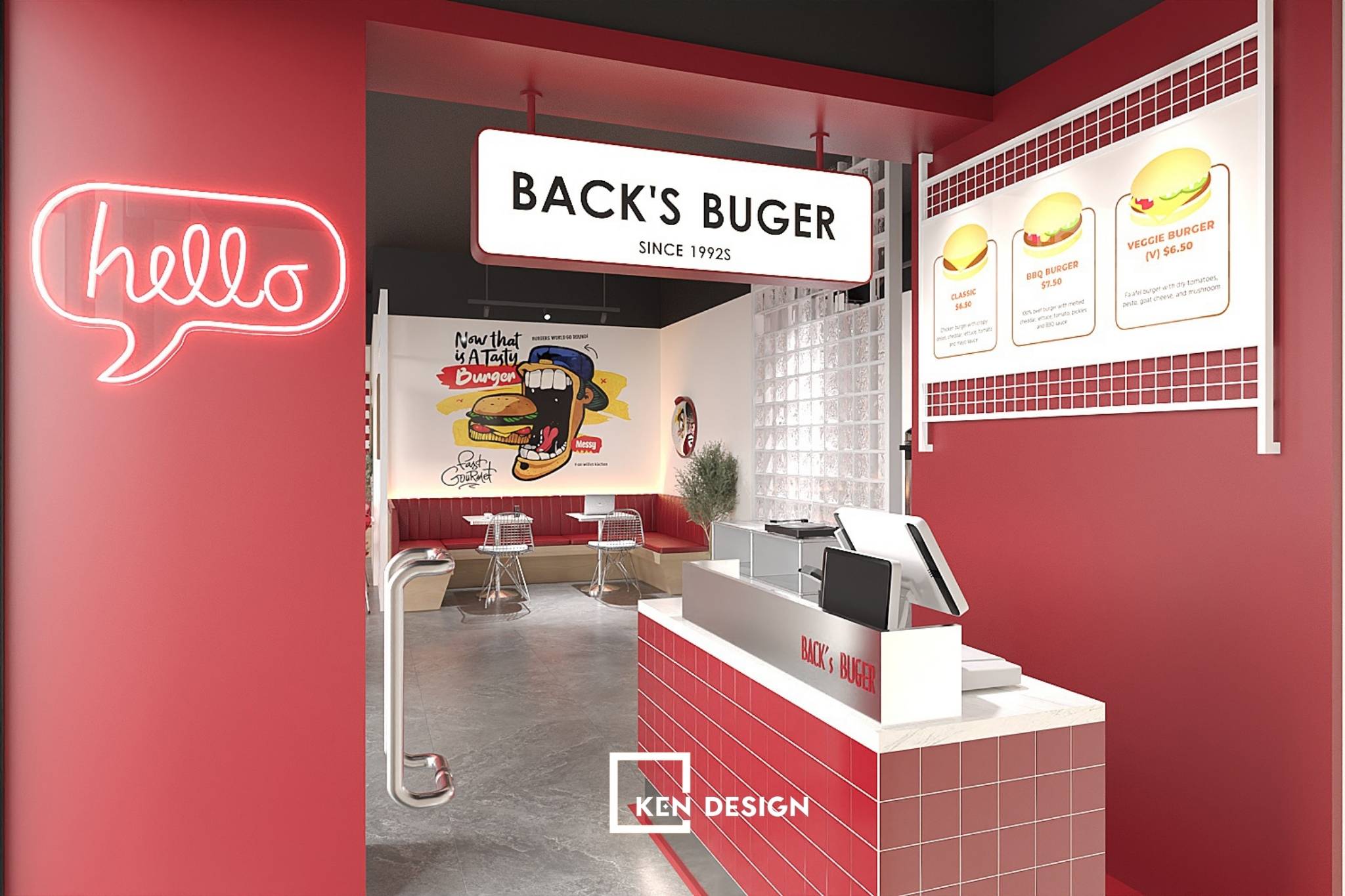 Thiet Ke Nha Hang Back Burger