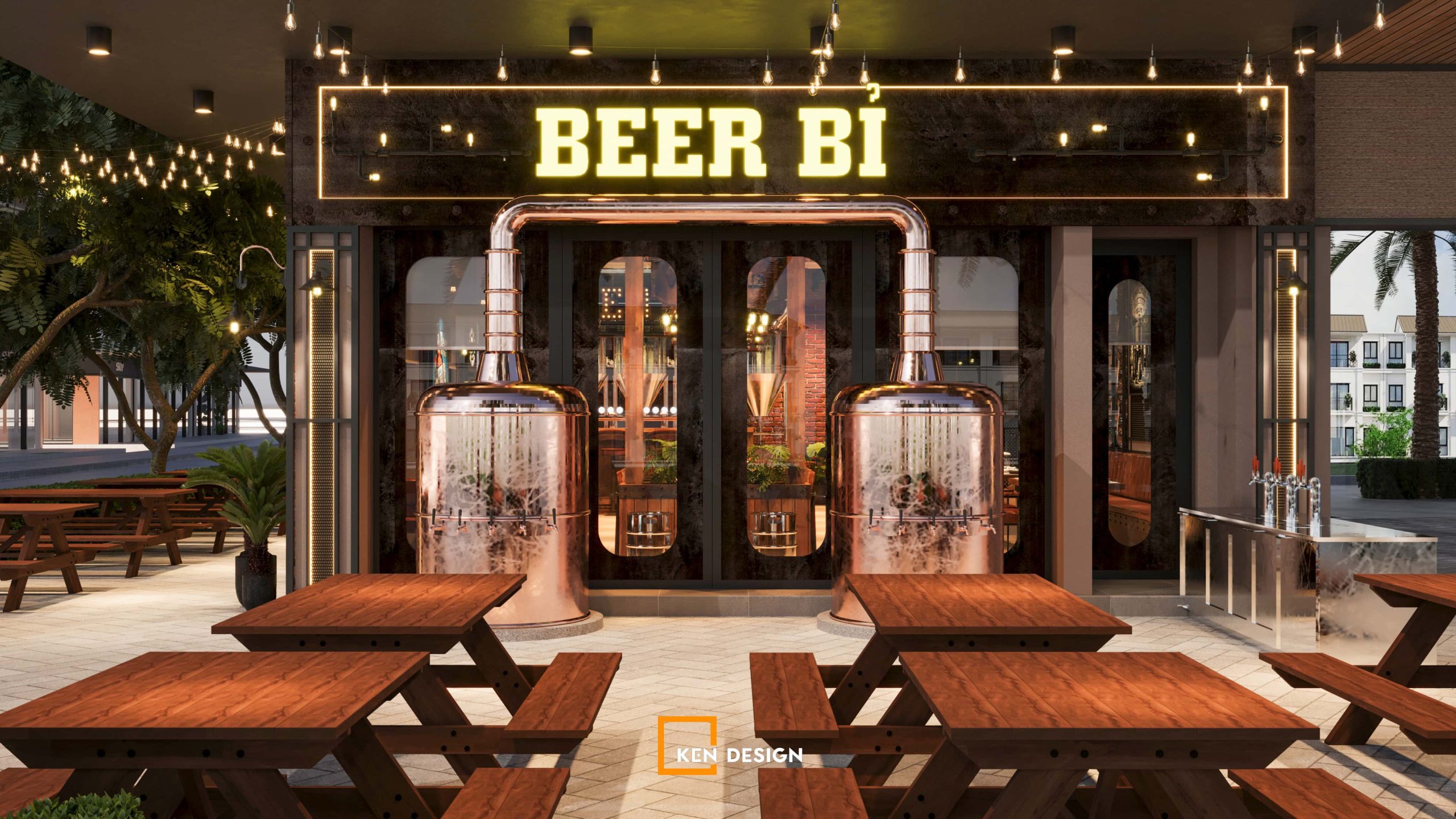 Thiết kế nhà hàng beer Bỉ tại Phú Quốc Thiết kế nhà hàng beer Bỉ tại Phú Quốc