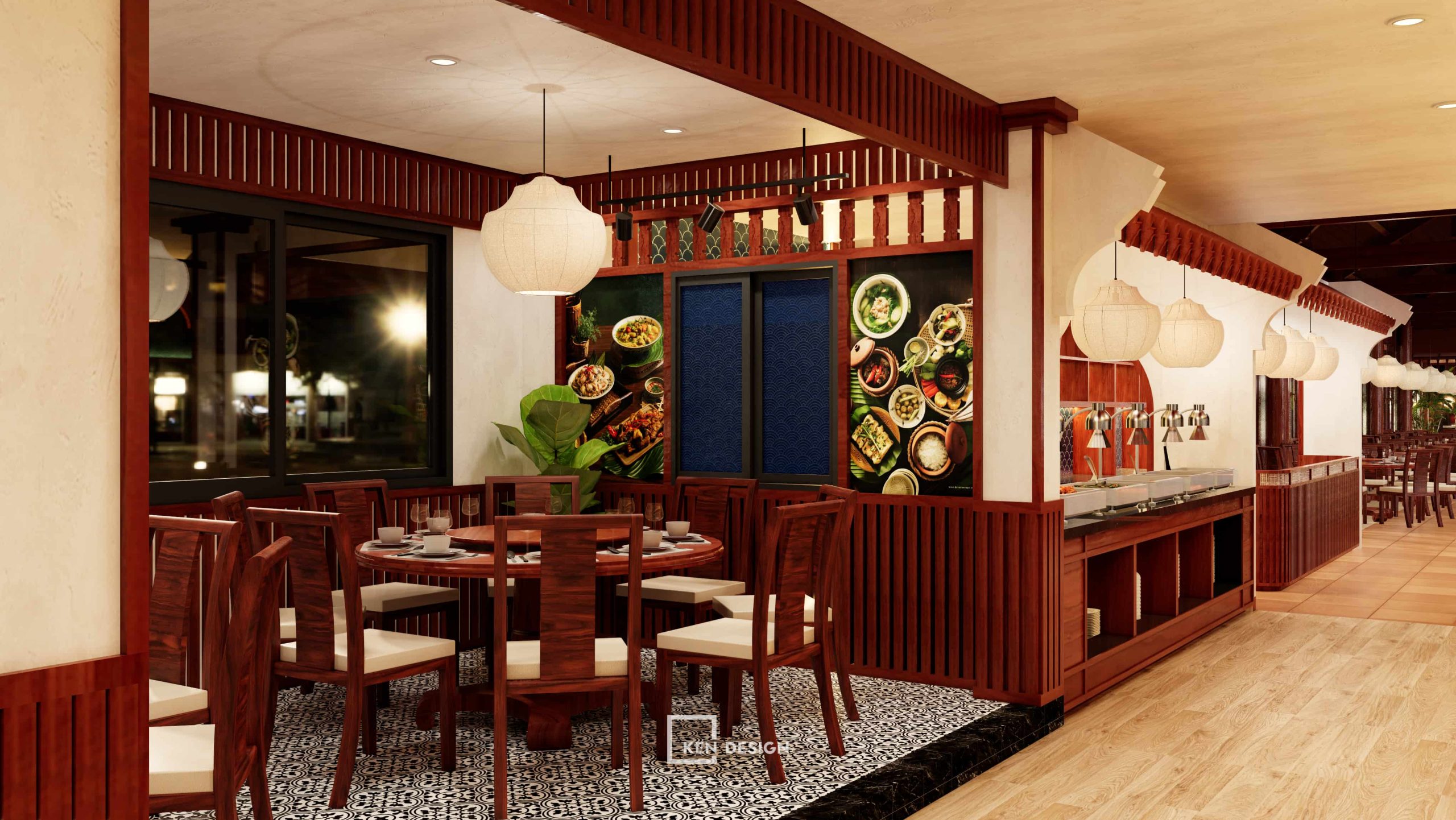 Thiết kế nh&agrave; h&agrave;ng buffet hải sản Res Maris tại Ph&uacute; Quốc
