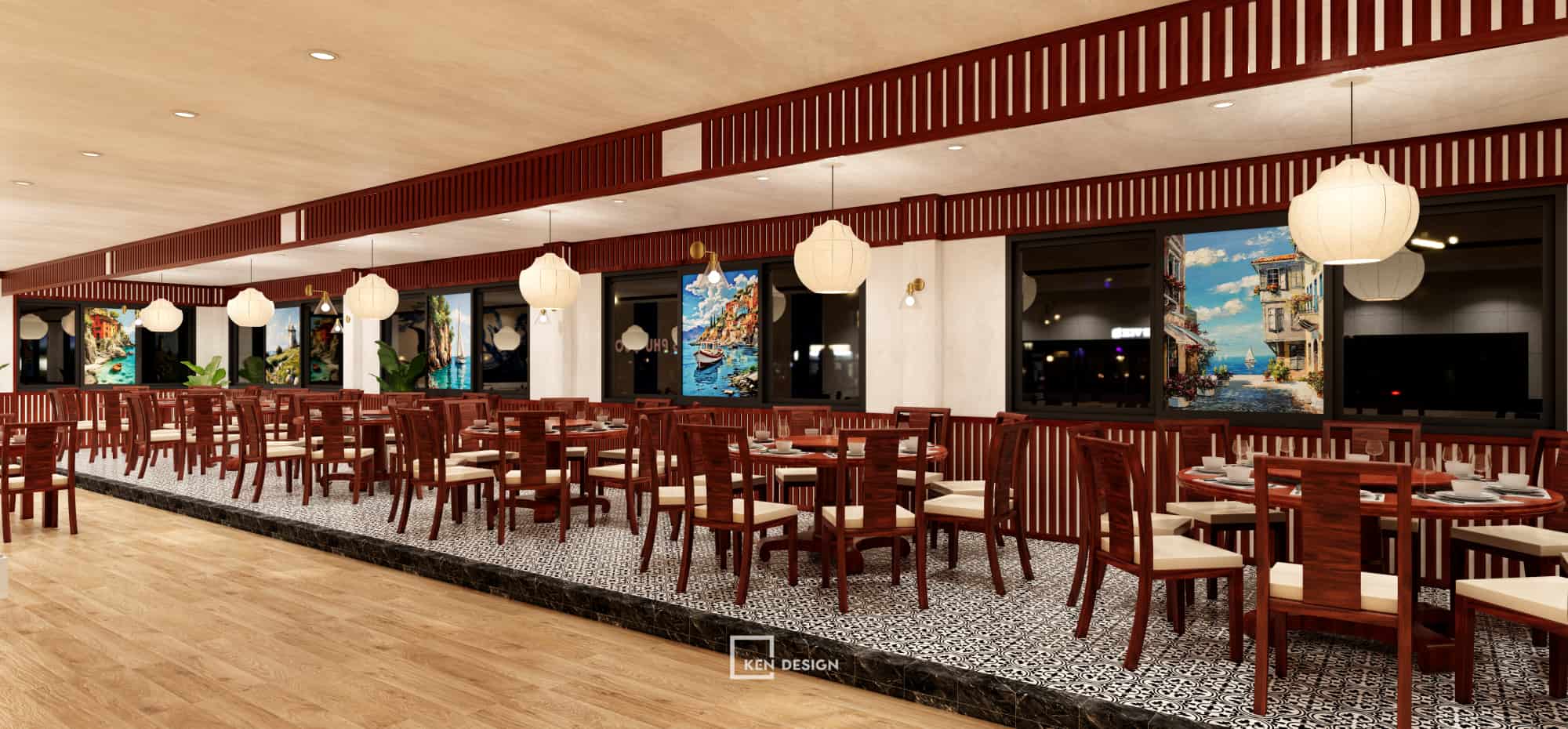 Thiết kế nh&agrave; h&agrave;ng buffet hải sản Res Maris tại Ph&uacute; Quốc