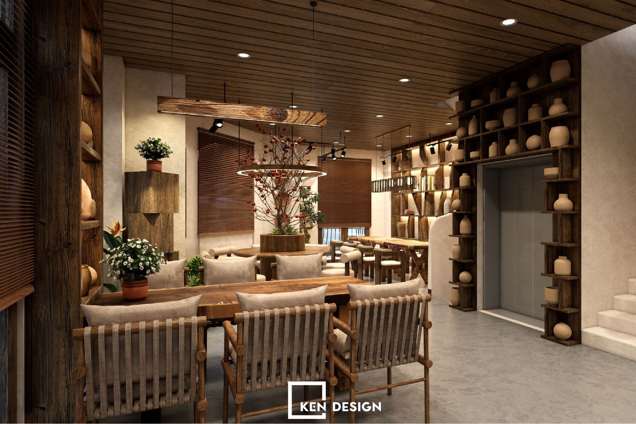 Thiet Ke Cafe Moc Tra