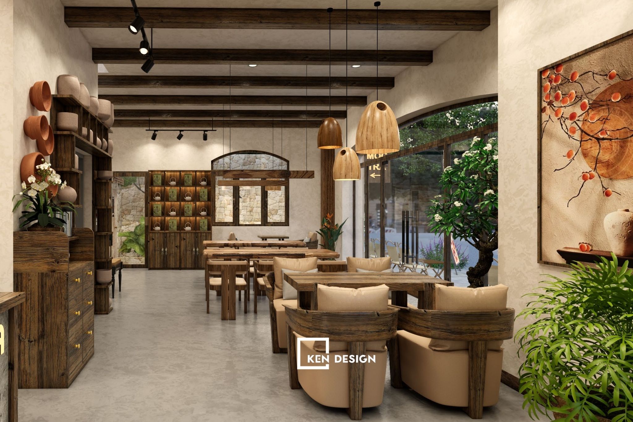 Thiet Ke Cafe Moc Tra